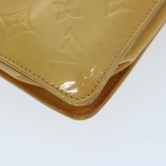 LOUIS VUITTON Monogram Vernis Lexington Pouch Beige M91010 LV Auth 69402 - Picture 15 of 16